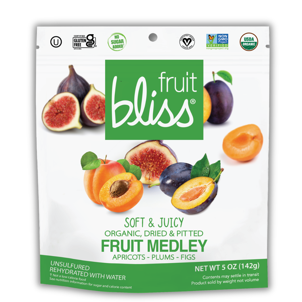 Fruit Bliss Organic Fruit Medley Snacks 5 oz. (Case of 6)