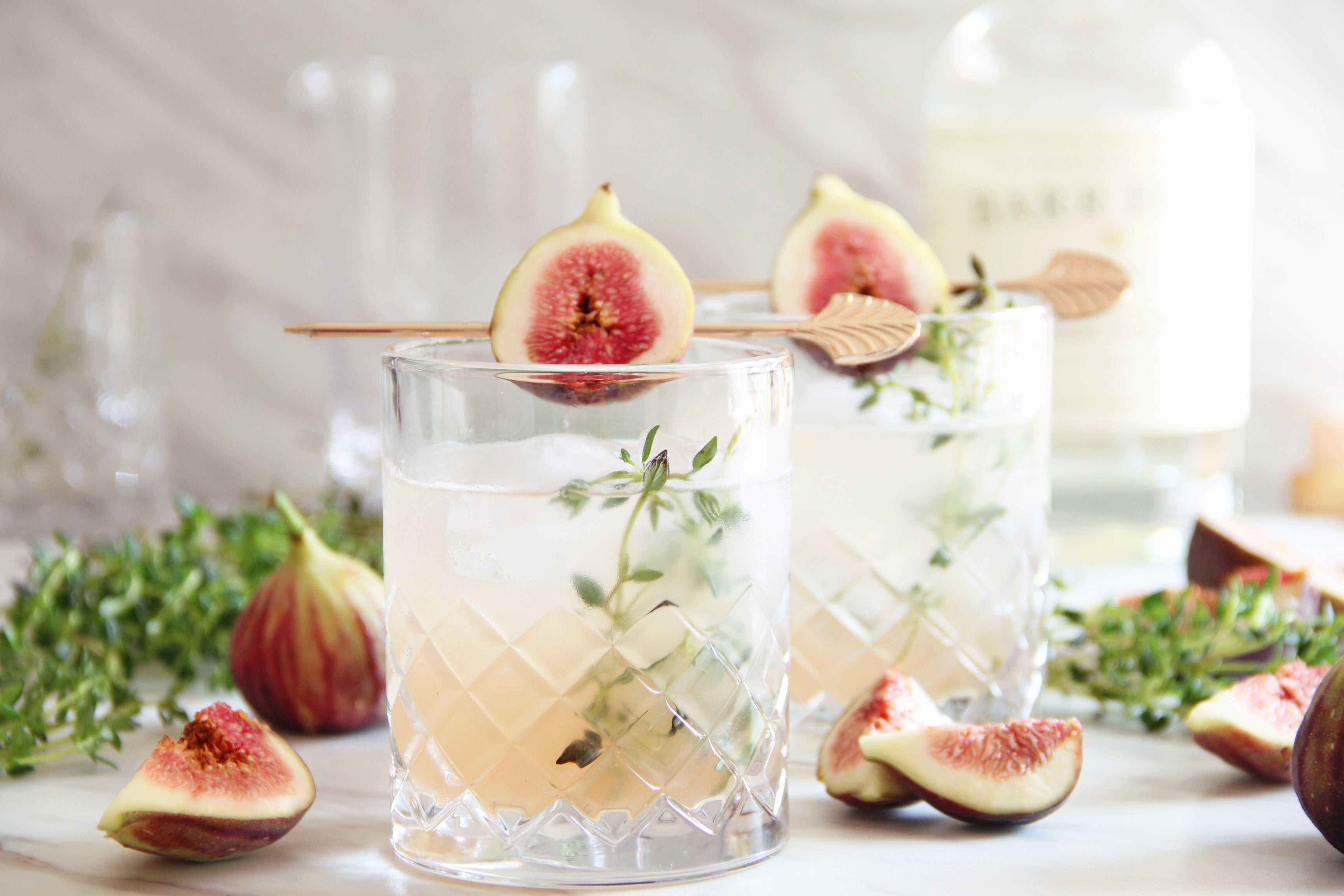 Ginger Fig Cocktail Recipe | Fruit Bliss
