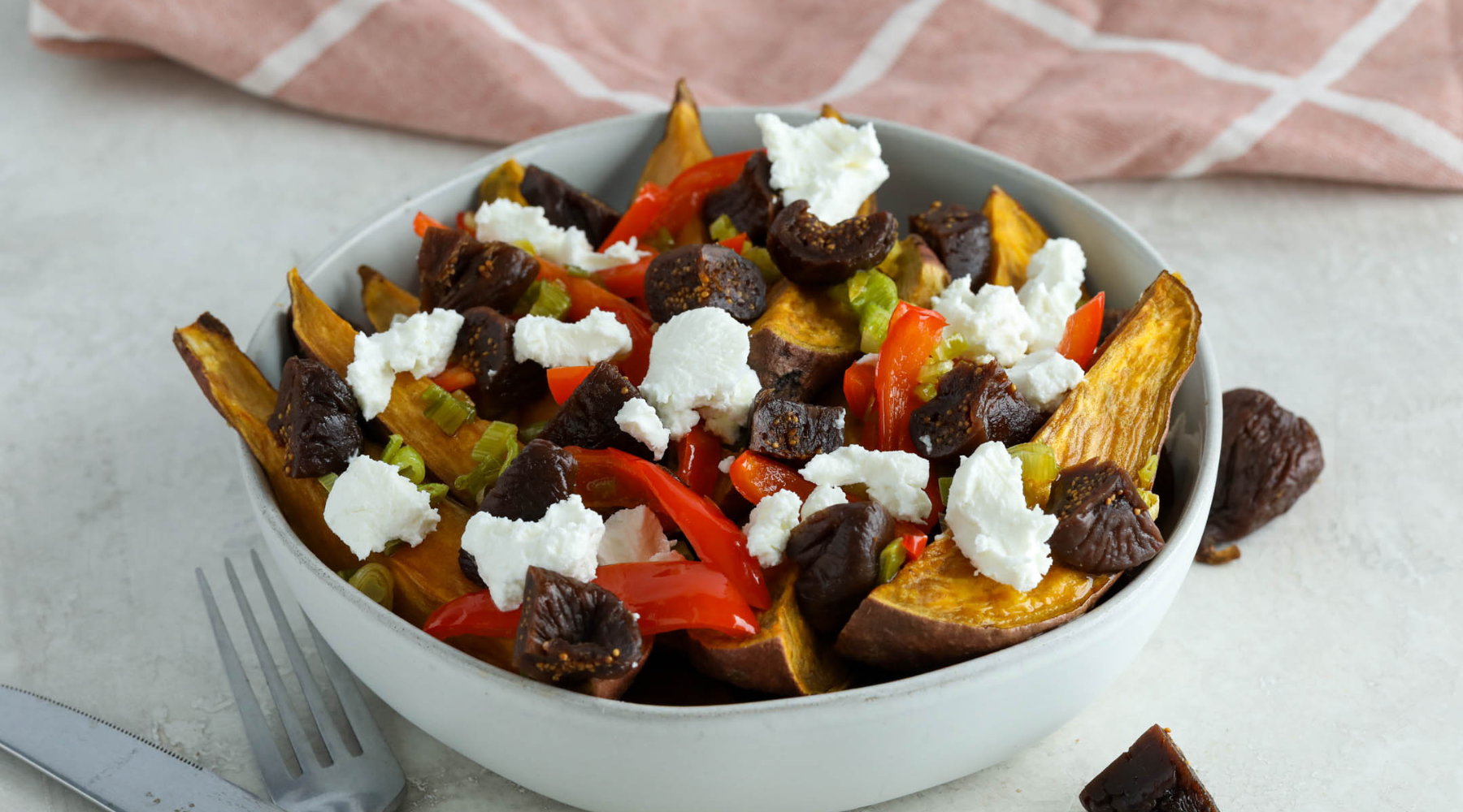 Roasted Sweet Potatoes with Figs