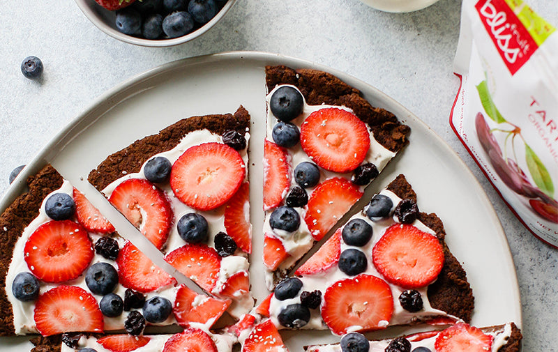 Chocolate Greek Yogurt Protein Pancake Pizza