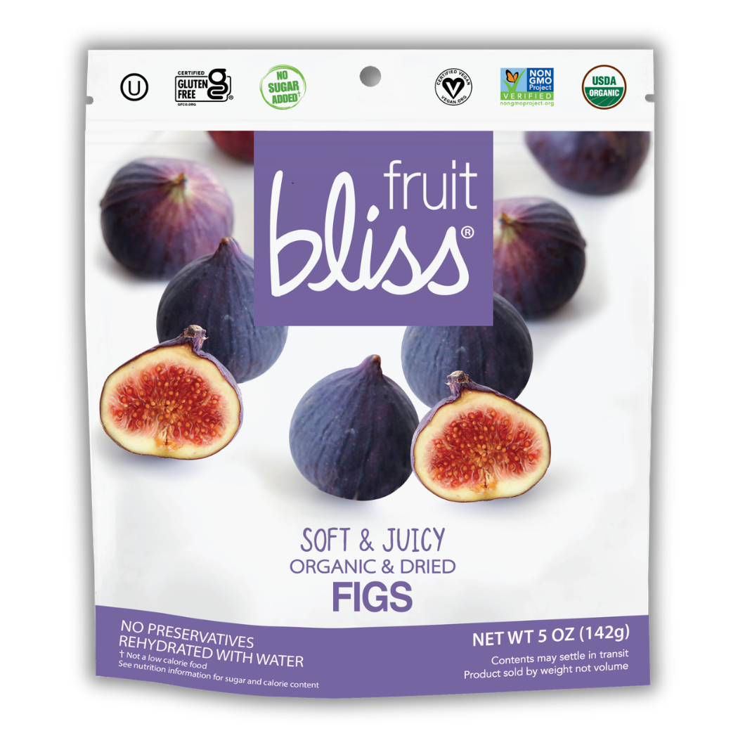 Fruit Bliss Organic Turkish Fig Snacks 5 oz. (Case of 6)