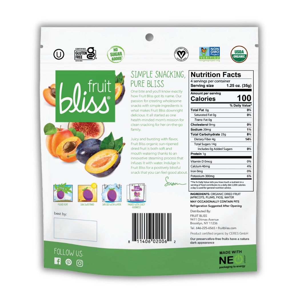 2-Pack Fruit Bliss Organic Fruit Medley (5 oz. each)