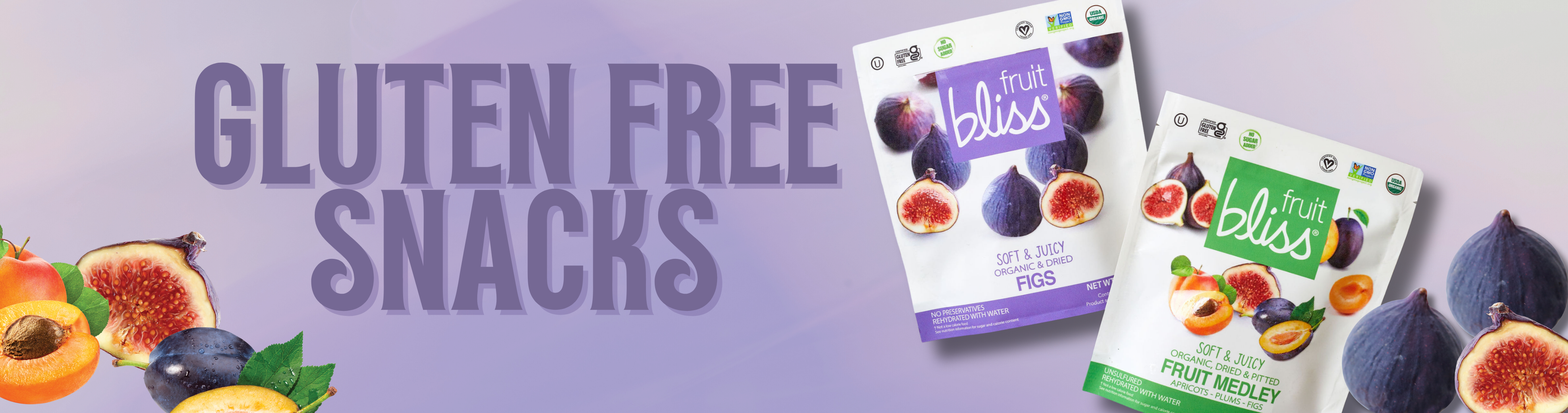 Fruit bliss gluten free snacks