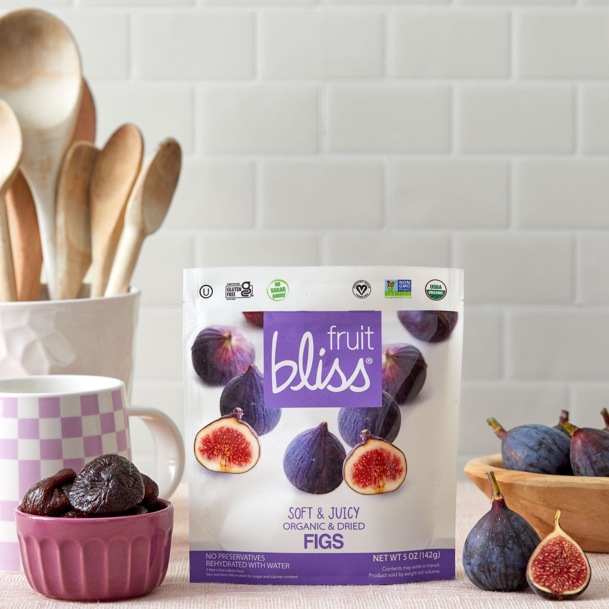 Fruit Bliss Organic Turkish Fig Snacks 5 oz. (Case of 6)