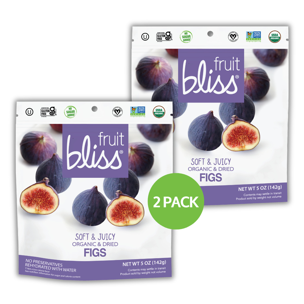 2-Pack Fruit Bliss Organic Turkish Fig Snacks (5 oz. each)